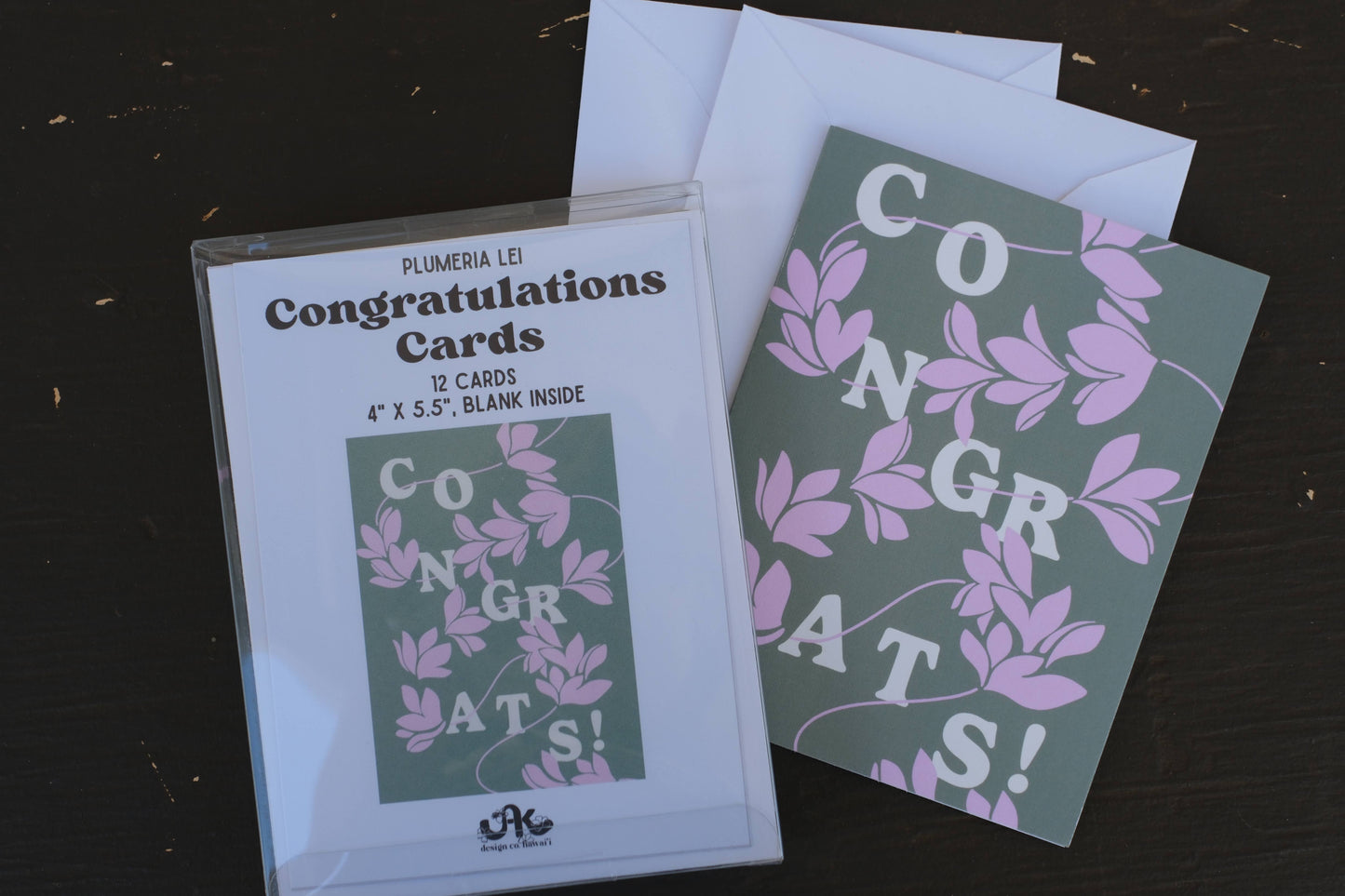 Plumeria Congratulations Card Set