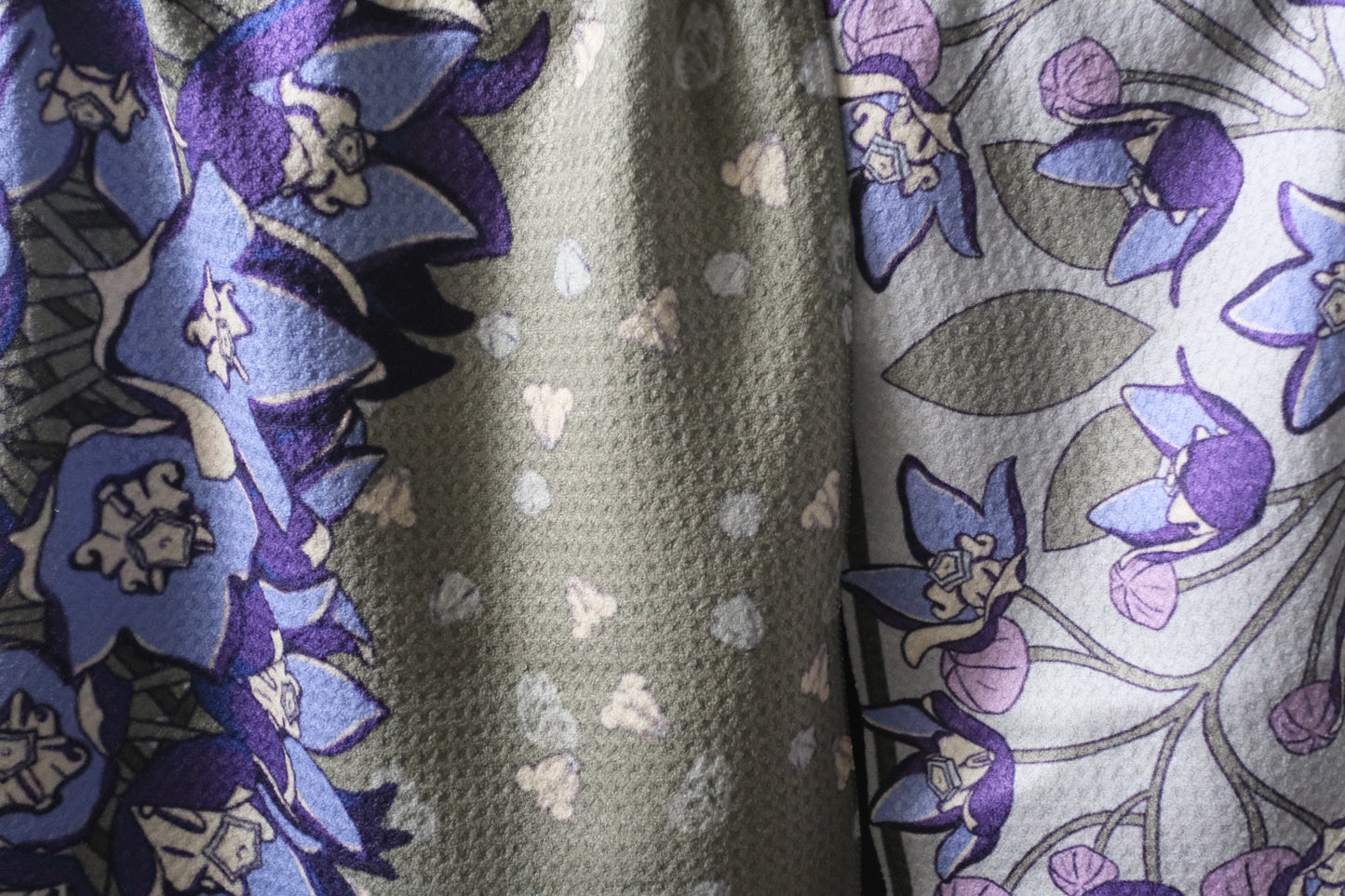 Microfiber Towel Set: Crown Flower