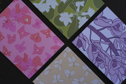 Spring Flowers Card Set