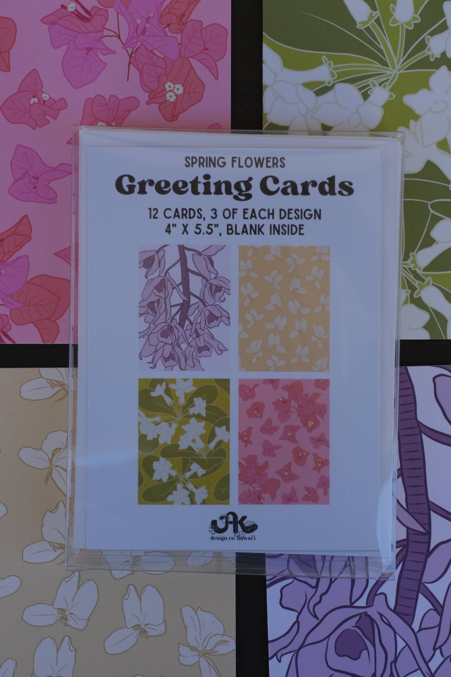 Spring Flowers Card Set