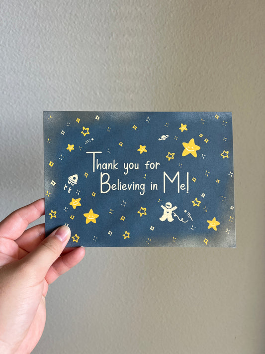 Teacher Appreciation: Thank You for Believing in Me!